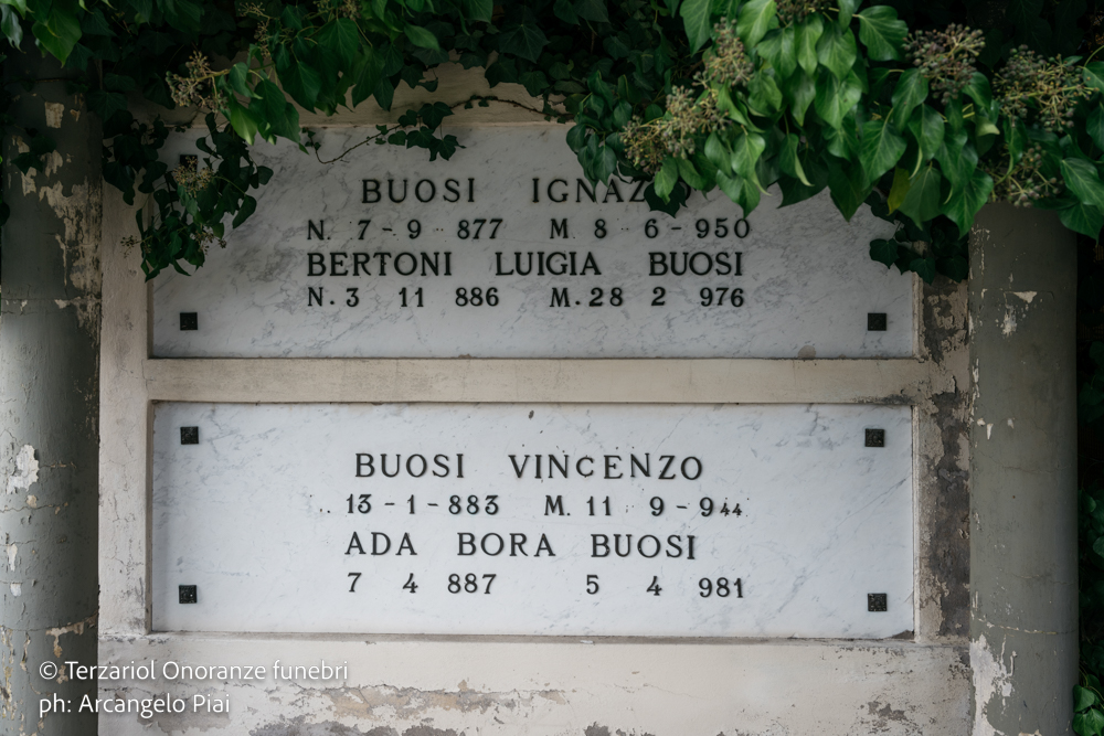 Terzario Onoranze Funebri - Susegana - Alla Memoria - Il cimitero di Rai